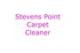 Stevens Point Carpet Cleaner logo