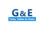 G & E Tents Tables & Chairs logo