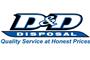 D & D Disposal logo
