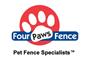 Four Paws Fence logo