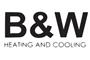 B and W Heating and Cooling logo