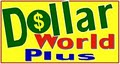 Dollar Store / Discount Store / One Dollar / Dollar World Plus logo