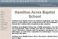 Hamilton Acres Baptist Church & School logo