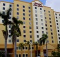 Hampton Inn Suites Miami Hotel Airport Blue Lagoon logo