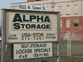 Alpha Self Storage logo