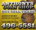Anthonys Coin Shop logo