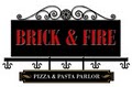 Brick & Fire Pizza and Pasta Parlor logo