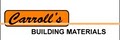 Carroll's Building Materials logo