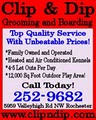 Clip & Dip Grooming and Boarding Inc. logo