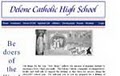 Delone Catholic High School logo