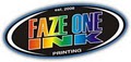Faze One Ink -- Apparel and Accessory Screen Printing logo