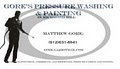 Gore's Pressure Washing and Painting logo