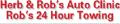 Herb & Rob's Auto Clinic logo