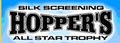 Hopper's Silk Screening and All Star Trophy logo