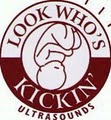 Look Whos Kickin Ultrasounds logo