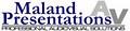 Maland Presentations Audio Visual Sales and Rentals logo