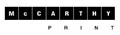 McCarthy Print logo