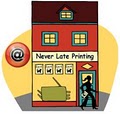 Never  Late Printing logo