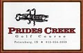 Prides Creek Golf Course logo