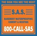 SAS Basement Waterproofing - Brick Repair - Concrete - Roofing and Gutters logo