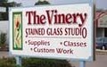 The Vinery Stained Glass Studio logo