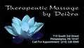 Therapeutic Massage by Deidra logo