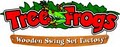 Tree Frogs Wooden Swing Set Factory logo