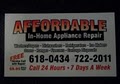 Affordable Appliance Repair logo