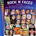Airbrush Tattoos & Face Painting By: ROCK-N-FACES BODY ART logo