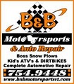B&B Motorsports and Auto Repair logo