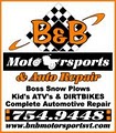 B&B Motorsports and Auto Repair logo