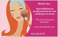 Blush~ Airbrush Makeup Artist and Lash extension Specialists logo
