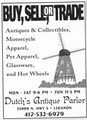 Dutch's Antique parlor logo