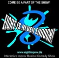 Eight is Never Enough Improv Show logo