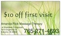 Flick Massage Therapy at Sharpless Chiropractic logo