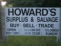 Howard's Surplus And Salvage logo