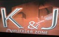 K & J MUFFLER ZONE logo