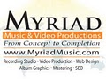 Myriad Music and Video Productions logo