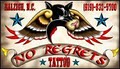 No Regrets Tattoo logo