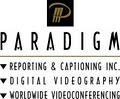Paradigm Reporting & Captioning logo
