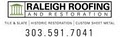 Roofing Contractor, by Raleigh Roofing and Restoration logo