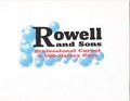 Rowell and Sons carpet cleaning Flood restoration logo