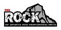 The Rock  of Sports and Performing Arts logo