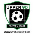 Upper 90 Soccer + Sport logo