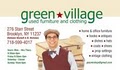 green village used furniture and clothing logo