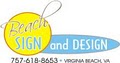 Beach Sign and Design logo