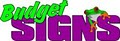 Budget Signs logo