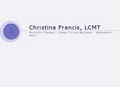 Christina Francis Massage Therapy logo