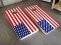 Custom Cornhole by derricksmash.com logo