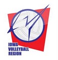 Iowa Volleyball Region logo
